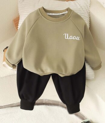Ensemble de jogging bicolore composé de deux pièces