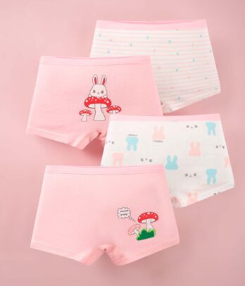 Shorts d'intérieur pour filles imprimés dessins animés