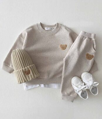 Ensemble de jogging beige pour enfant