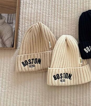 Bonnets en laine "BOSTON" pour enfants