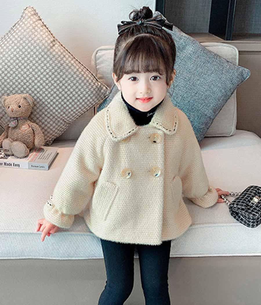 O1CN01gNtAof2IS7rJuhtrP_!!2177759284-0-cib copy Manteau en laine style coréen de couleur beige pour fillettes – Image 1