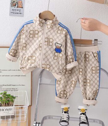 Ensemble de jogging de deux pièces à motifs tendances