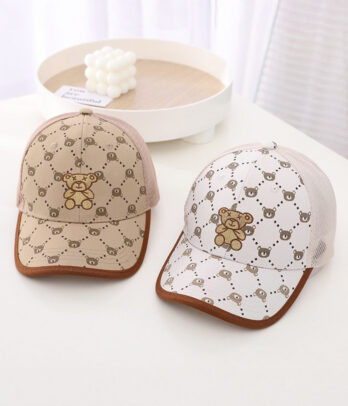Casquette pour enfant imprimée petits oursons