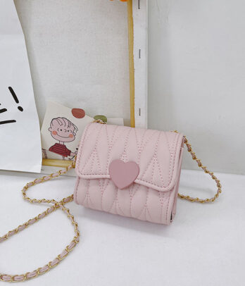 Sac pour enfants de chaîne de princesse Style coréen rose