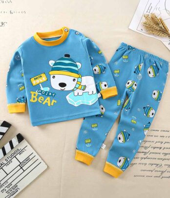 Ensemble de pyjama "Ours blanc" pour bébé