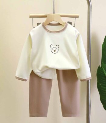 Pyjama doux bicolore