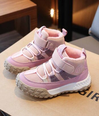 Chaussures de randonnées antidérapantes rose clair