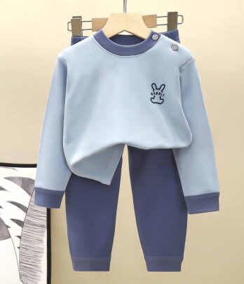 Pyjama bleue simple pour garçons