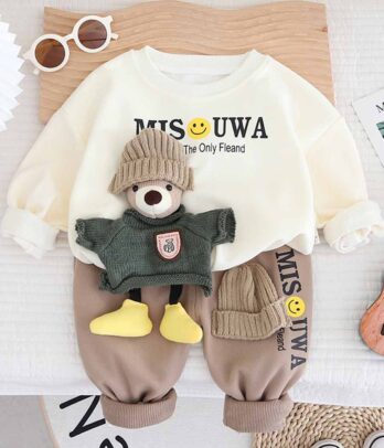 Ensemble de petit ourson calineux