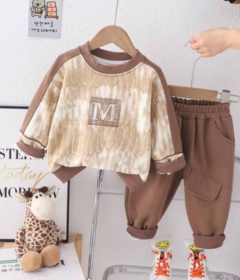 Set de jogging marron pour garçons
