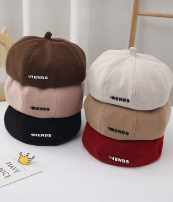 Beret de peintre pour fillettes style français