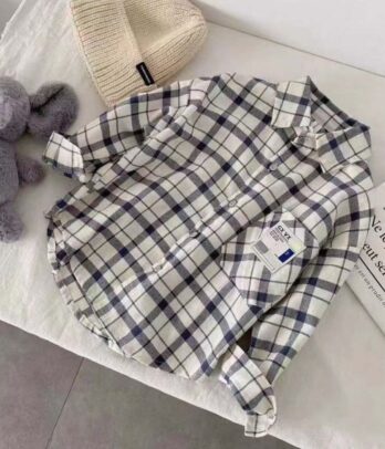 Chemise à carreaux douce pour garçons