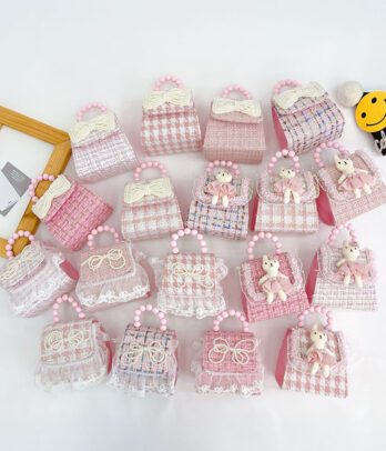 Sac d'accessoires de poche en perles de printemps