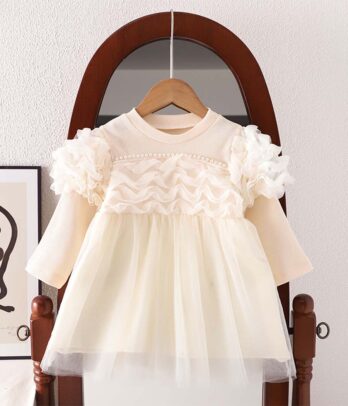 Robe tutu blanc cassé délicate