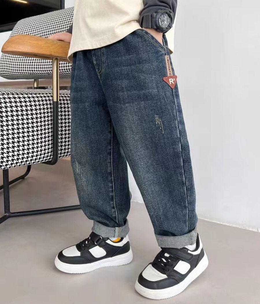 O1CN01Jvup971Wh9US1kJAp_!!2218421802819-0-cib Pantalon en jean oversize pour garçons – Image 1