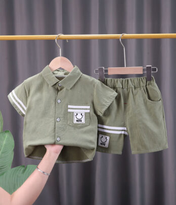 Assortiment estivale de couleur vert militaire pour garçons