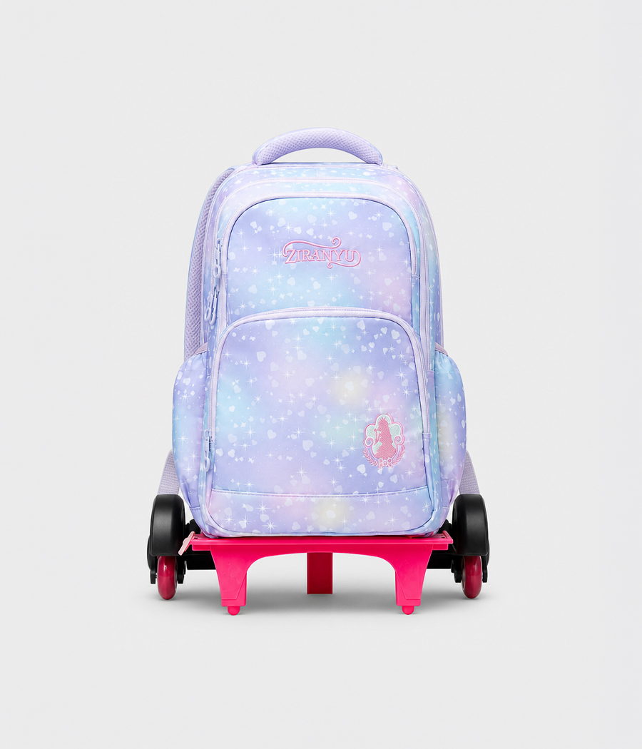 19546c Cartable féerique à roulettes pour petites filles – Image 1