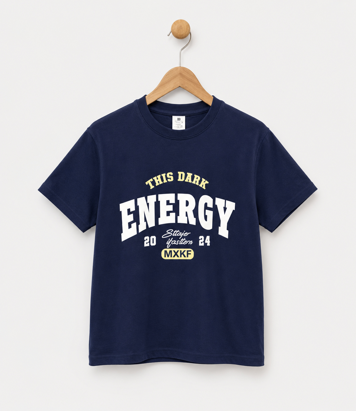 26732 T-shirt bleu marine "ENERGY" – Vitalité et style sportif au quotidien – Image 1