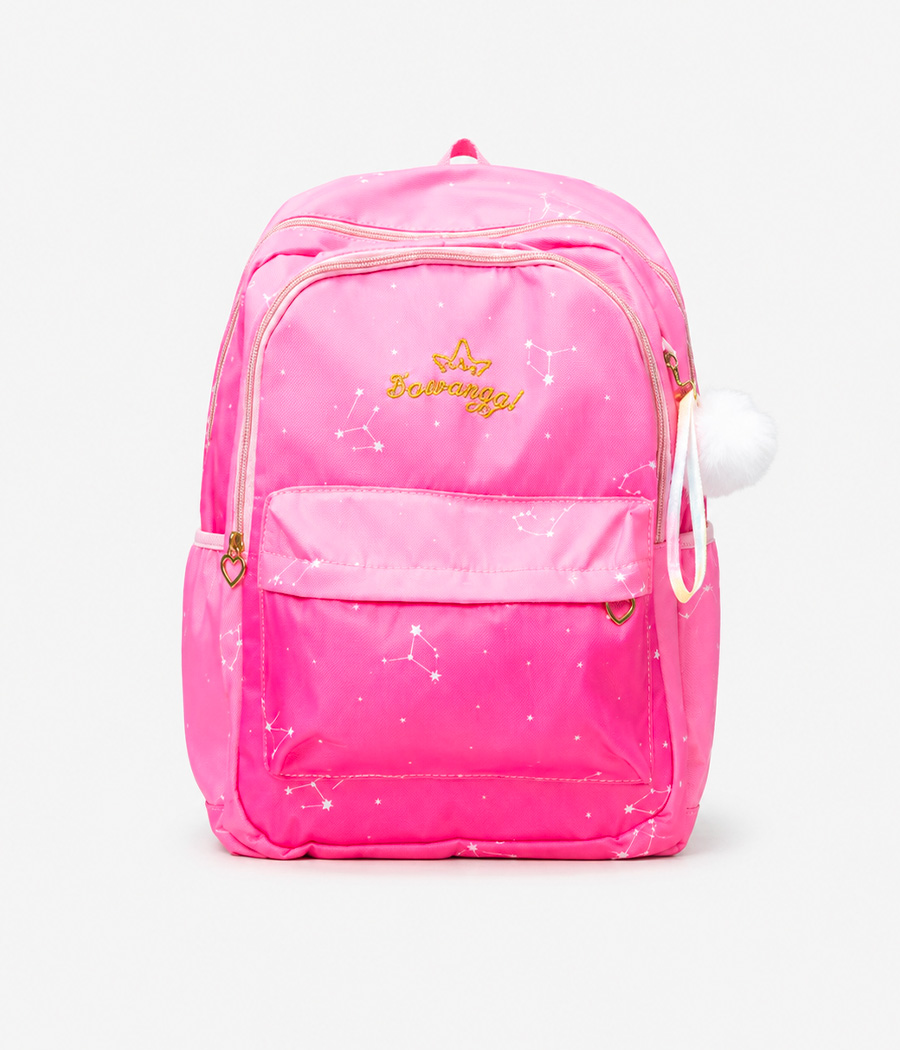 76281 Sac à dos ""Astronomie"" en dégradé du rose – Image 1