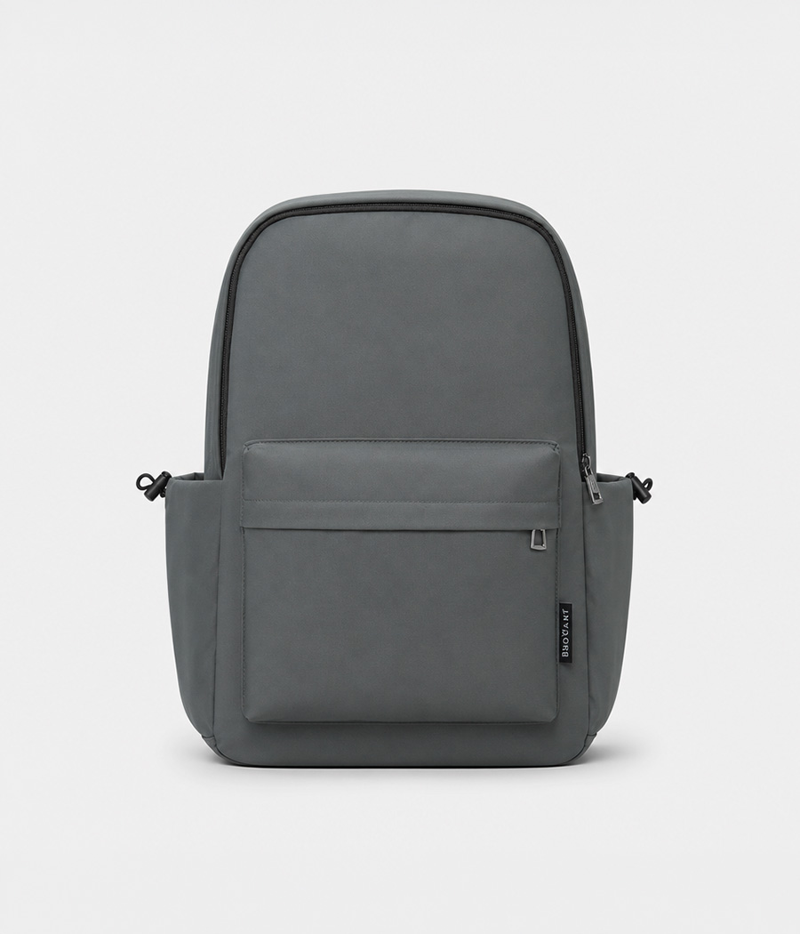 88295 Sac à dos gris uni pour adolescents – Image 1