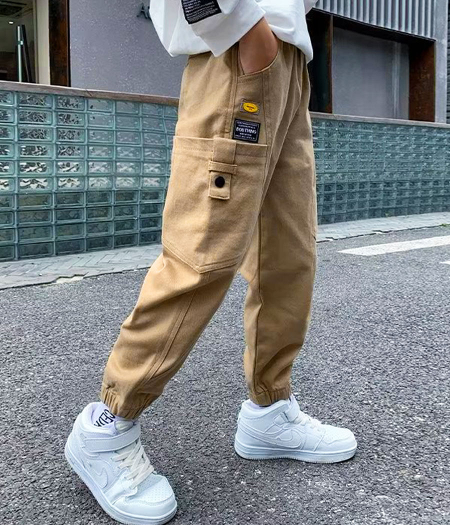 Group 18 Pantalon cargo camel– L’incontournable casual pour un style tendance et fonctionnel – Image 1