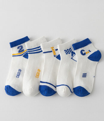 Lot de 5 paires de chaussettes garçon – Esprit sport et confort au quotidien