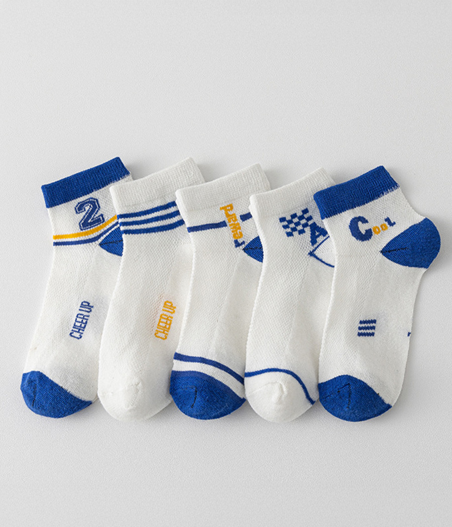 Group 79 Lot de 5 paires de chaussettes garçon – Esprit sport et confort au quotidien – Image 1