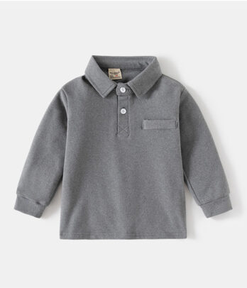 Polo Gris Classique – Sobriété et confort pour un style soigné au quotidien
