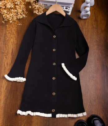 Robe Élégance Parisienne – Chic minimaliste pour petites filles raffinées
