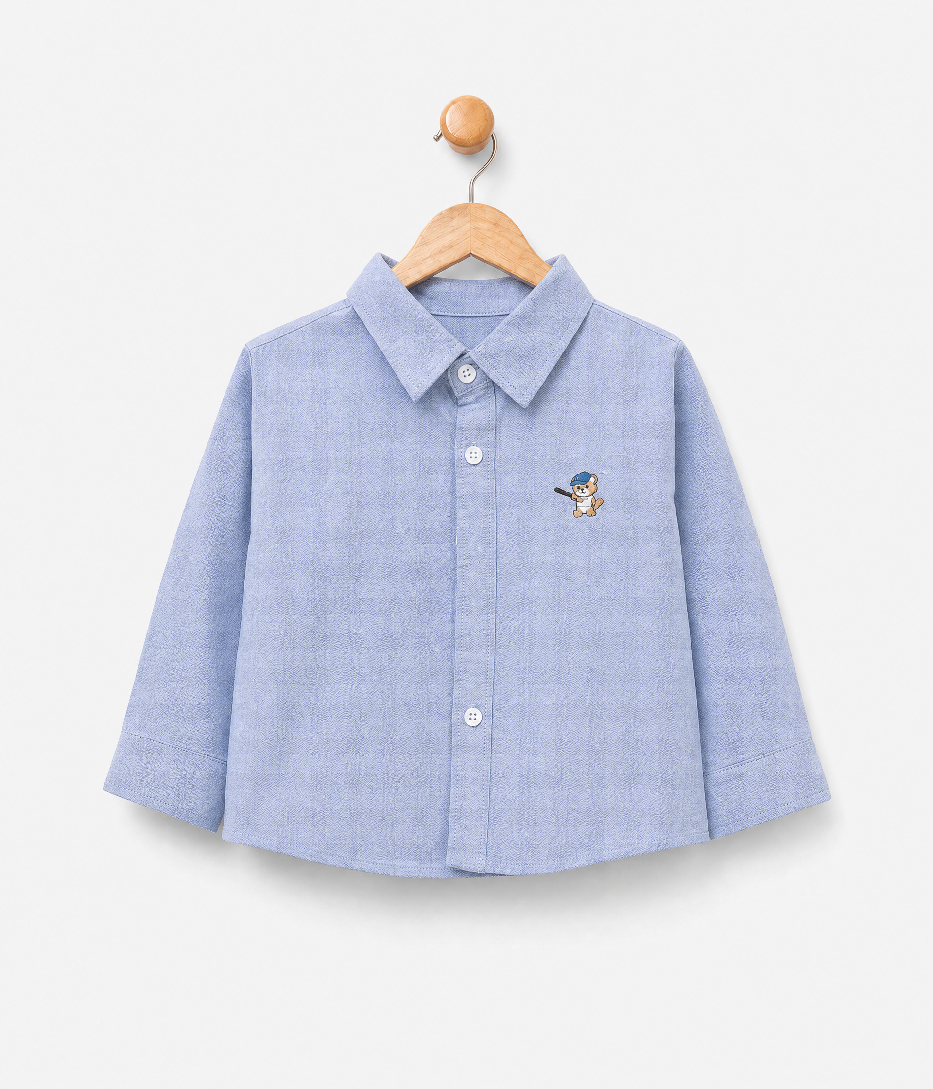 79562-1 Chemise garçon classique bleu – Image 1