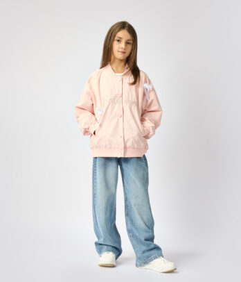 28266 Veste rose poudré avec broderie élégante MAZYOUD
