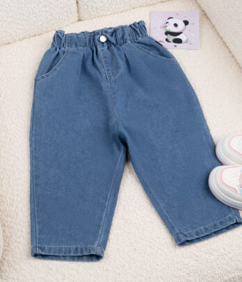 31534 Pantalon Garçon – Jean Délavé Confort MAZYOUD