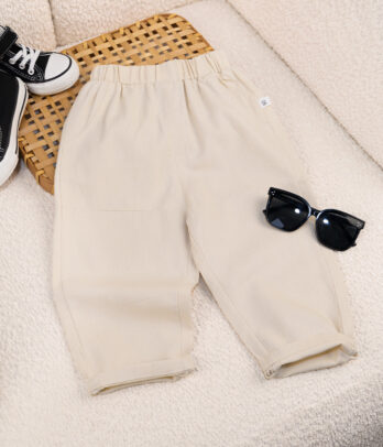 45245 Pantalon Enfant – blanc cassé Confort & Style MAZYOUD