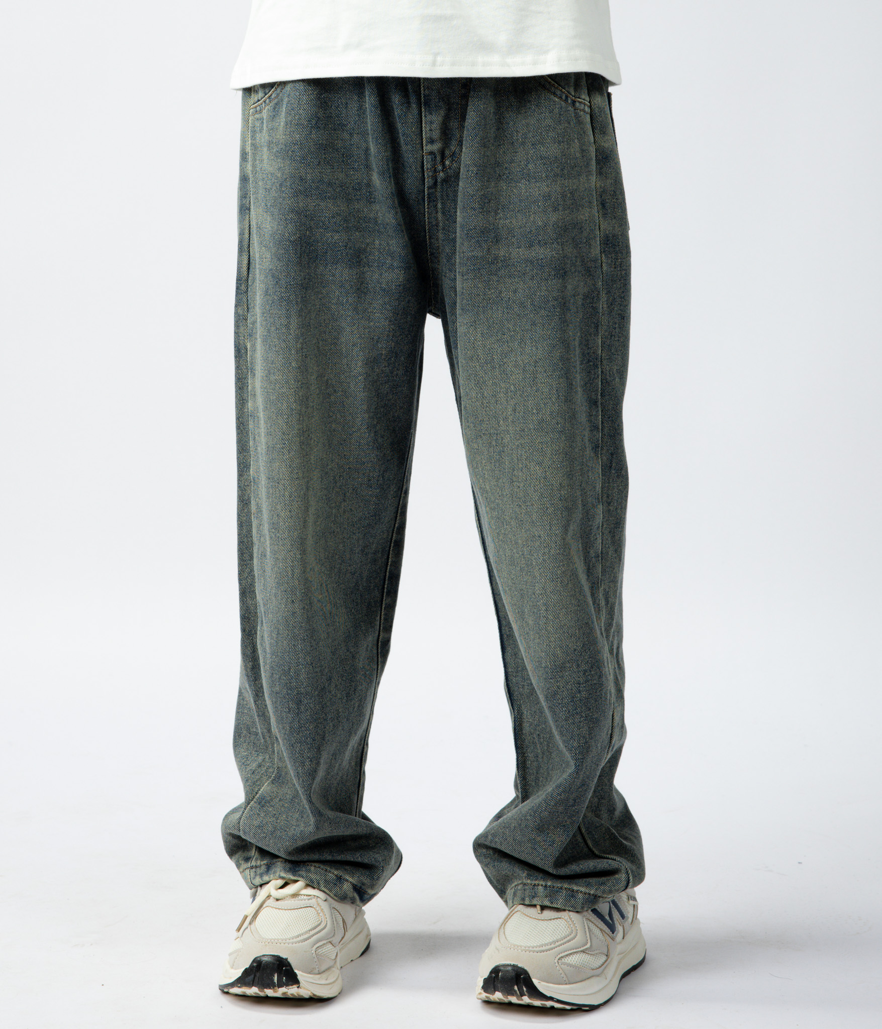 56638 475 Jean enfant coupe large effet streetwear – Image 1