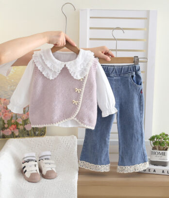 Ensemble fille lavande Look pratique et actuel