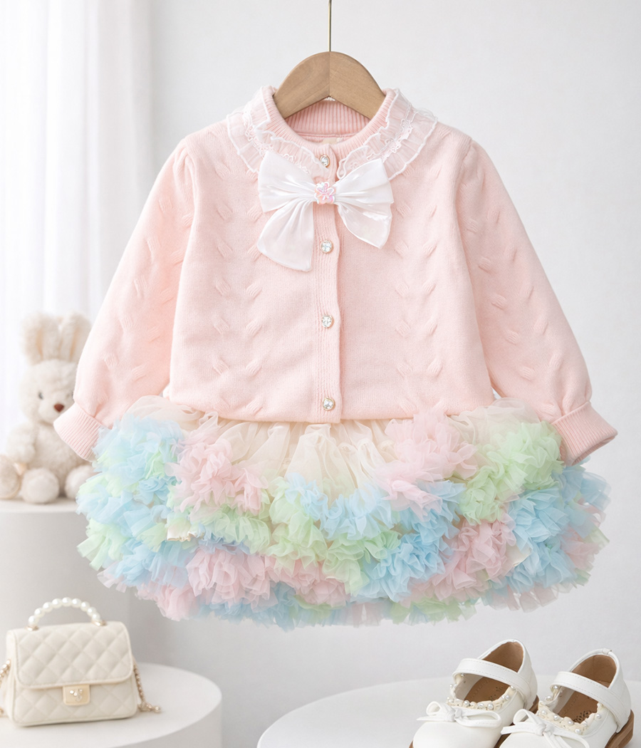 73847 Ensemble Rose Pastel – Élégance & Douceur Féérique – Image 1