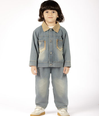 Ensemble garçon – Veste en jean & pantalon assorti