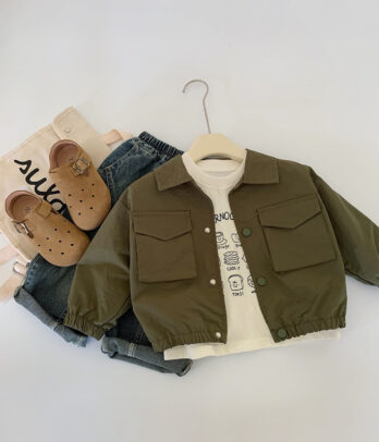 Veste Kaki Garçon Casual