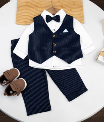 Ensemble cérémonie garçon – gilet, chemise et pantalon