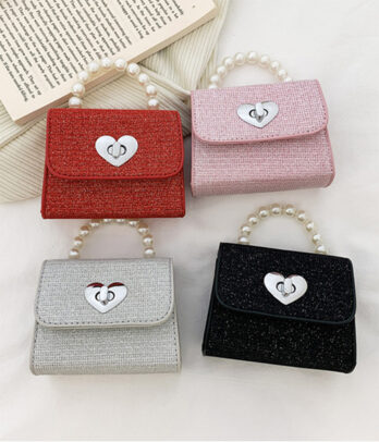 Fiche Produit – Mini Sac à Main Cœur & Perles
