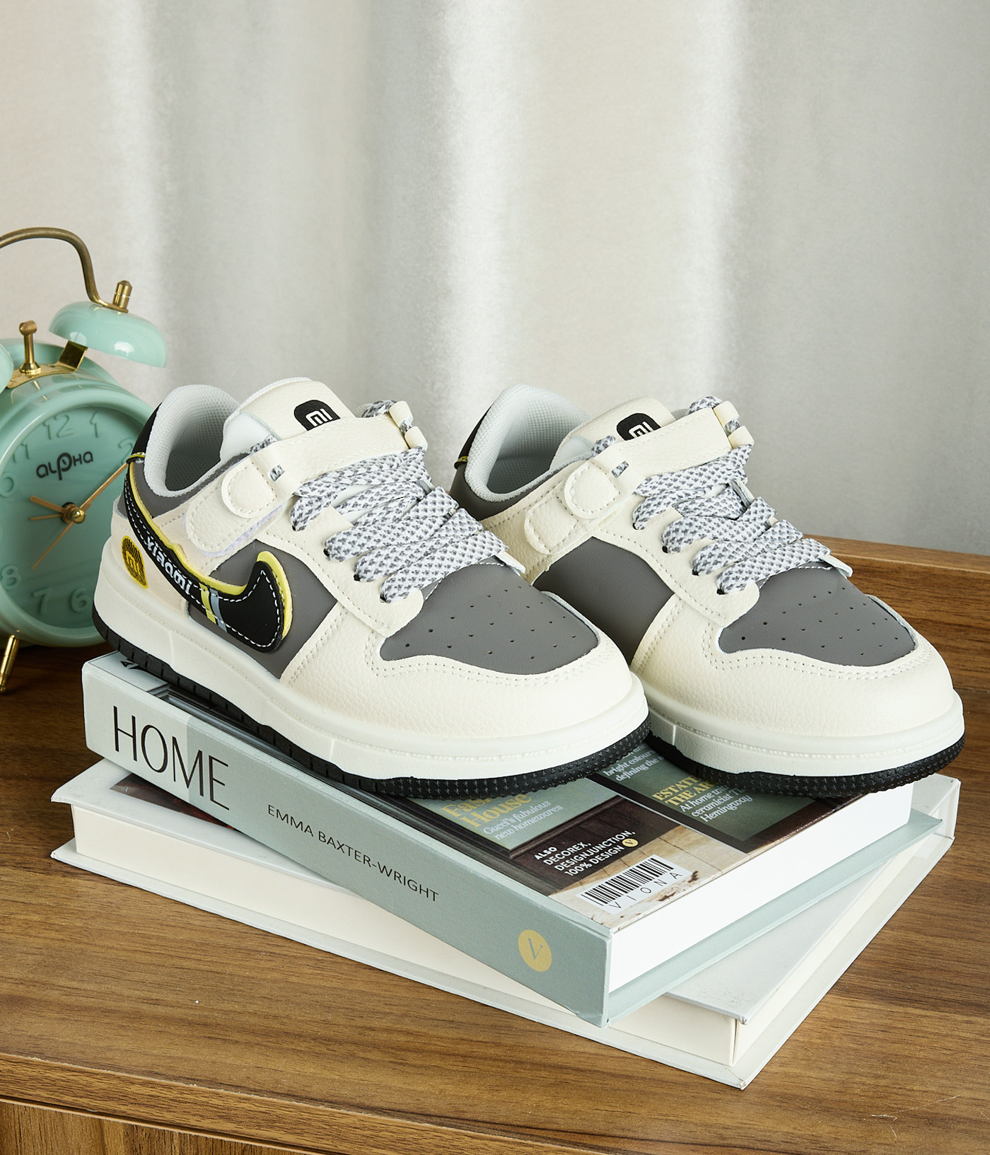 42222 Baskets Garçon Jaune et Gris – Image 1