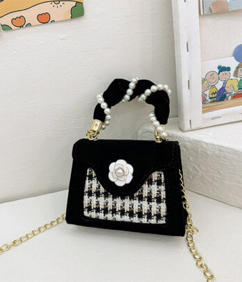 Mini sacs noir earl elegance pour fille