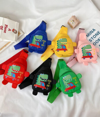 Chestbag colorés avec impressions dinosaures