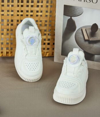 Baskets blanches classiques unisexe