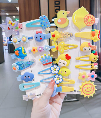 Lot de barrettes colorées pour enfants
