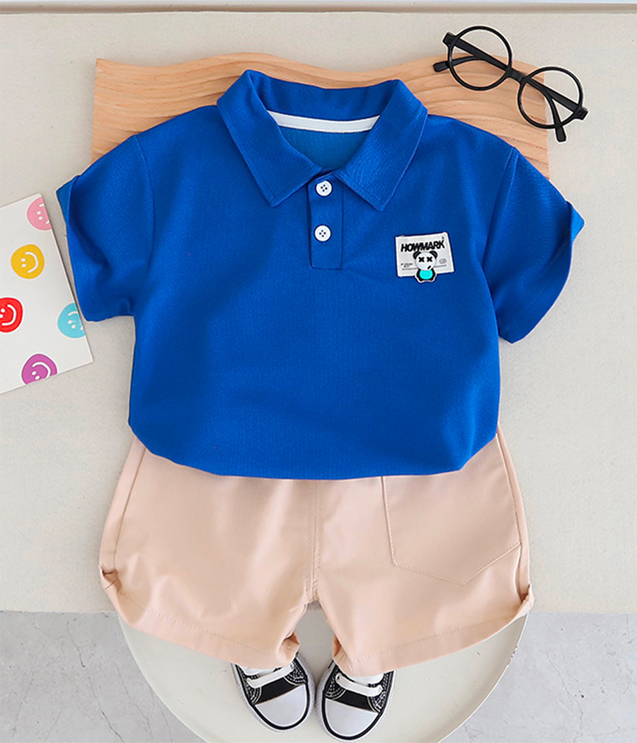 254255-01 Ensemble garçon polo bleu chic – Image 1
