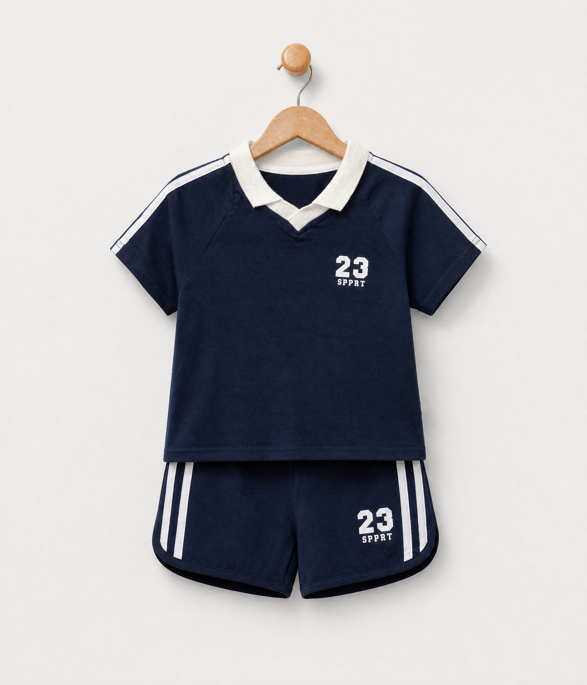 738564p 2 pièces fille sport bleu marine – Image 1