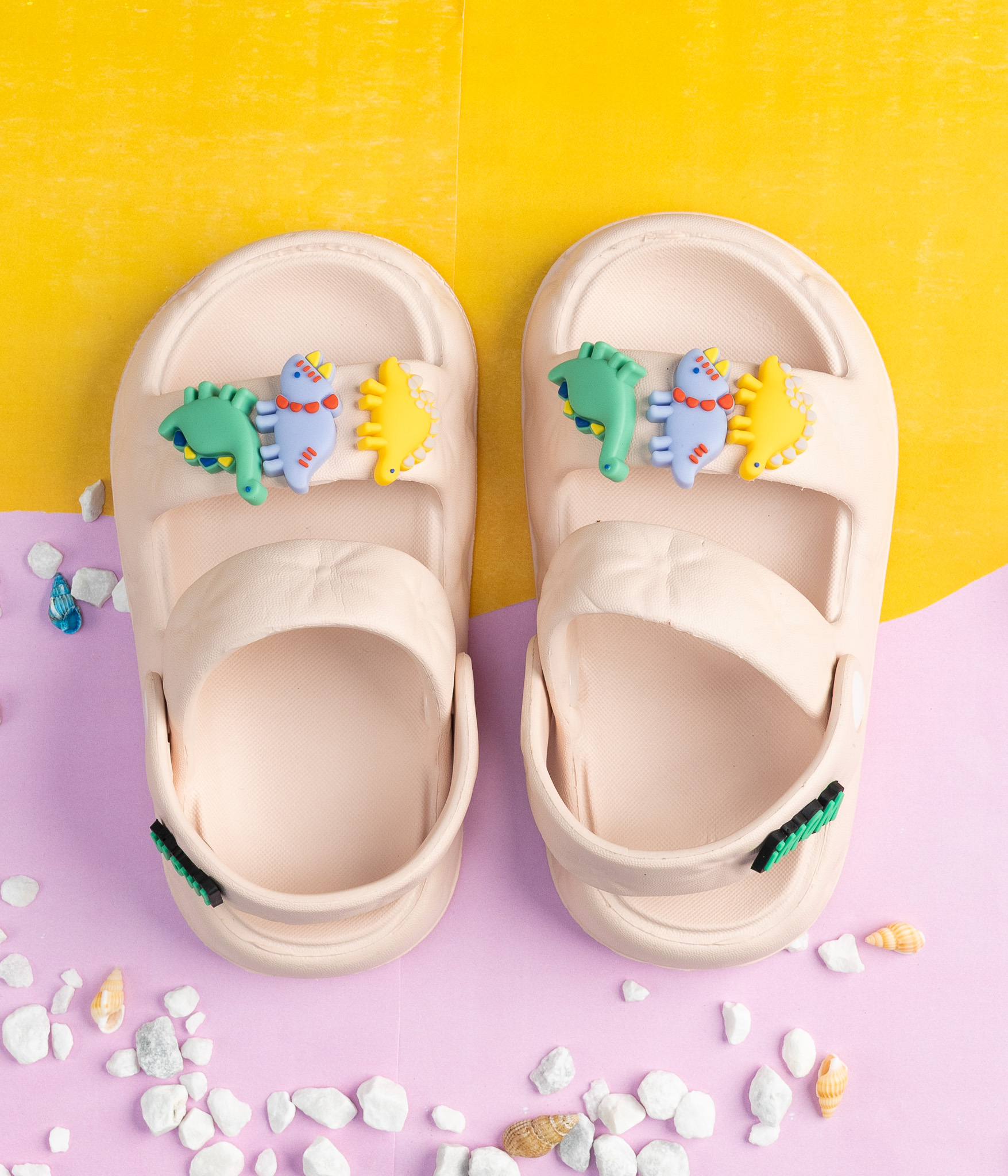14-051330 crocs enfant roses dinosaures – Image 1
