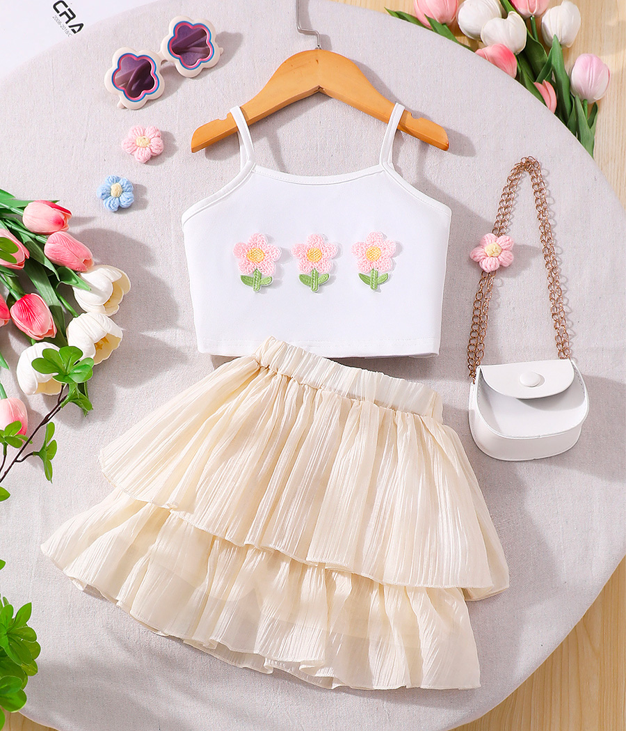 375584 (5) Ensemble 2 pièces aux fleurs de coton – Image 1
