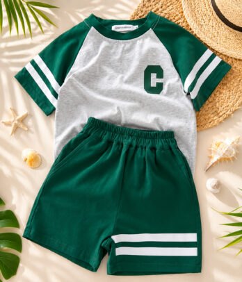 Sportswear duo chiné & vert intense